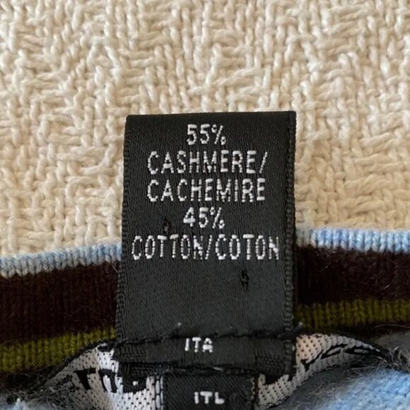 Club Monaco V-neck sweater blue women’s size M - Picture 6 of 7